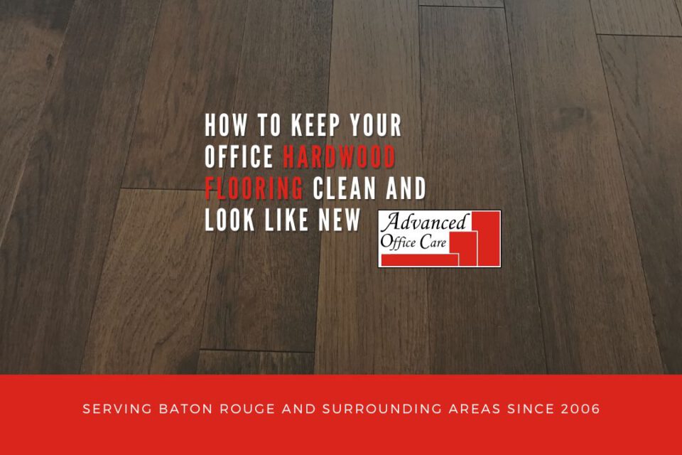 how to clean office hardwood floors