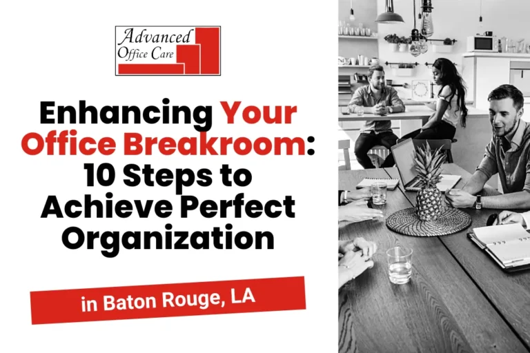 steps to organizing office breakroom