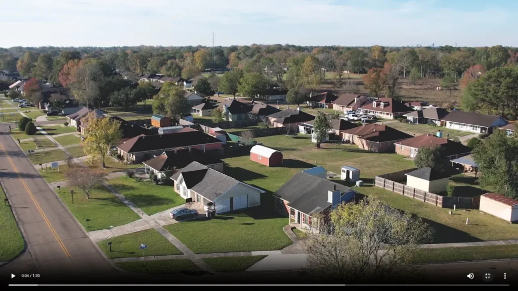 brownsfields louisiana from air