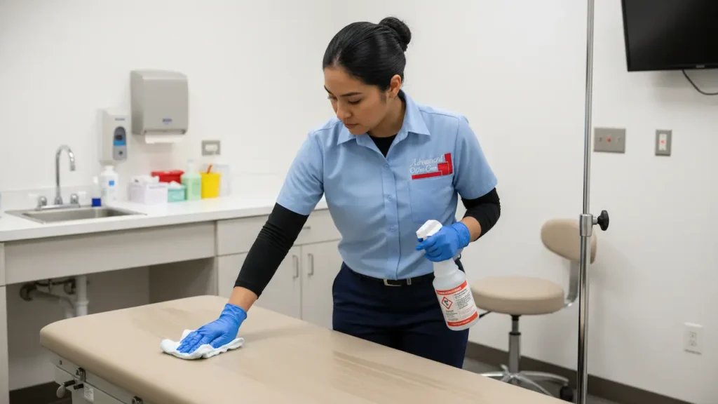 specialty clinic cleaning hero