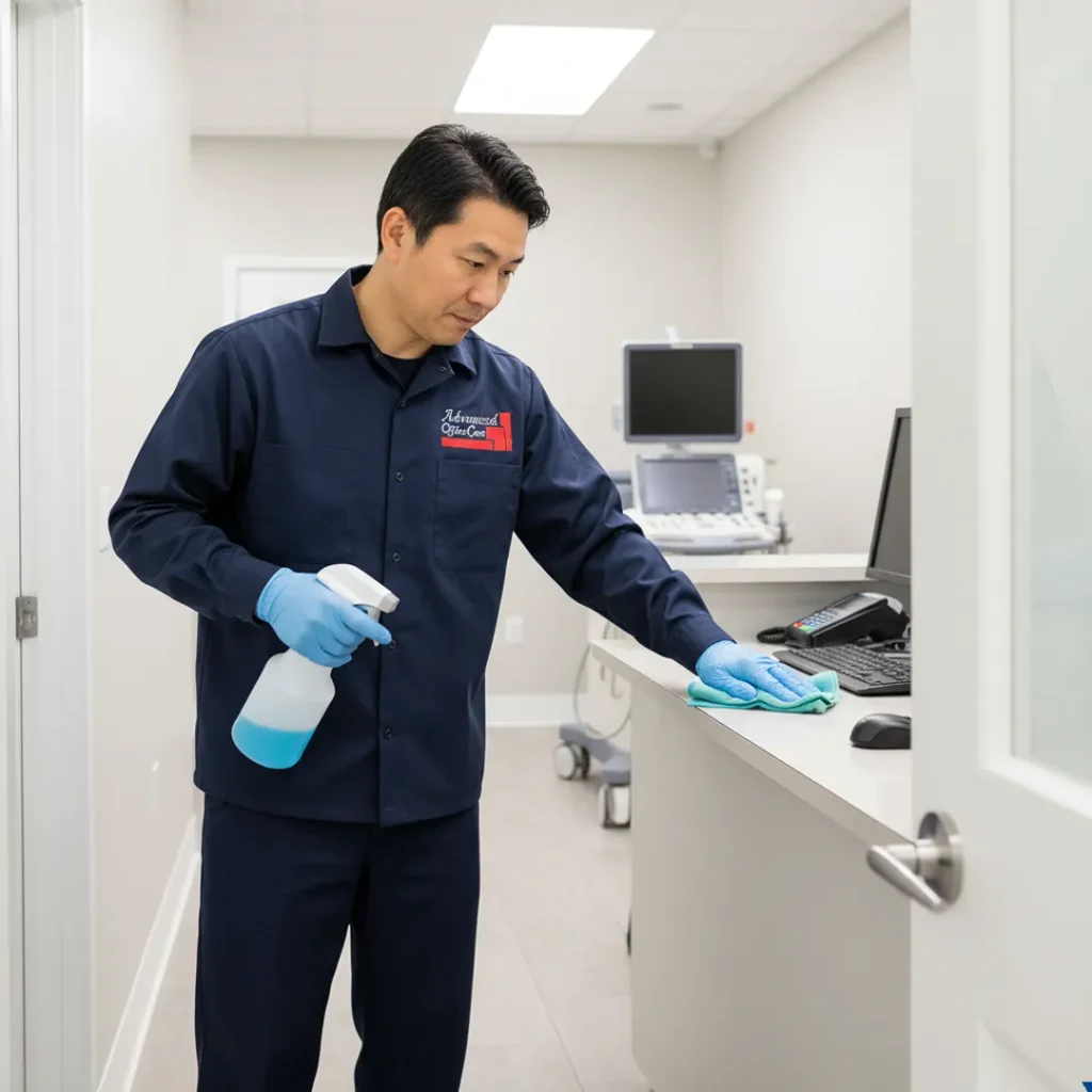 specialty clinic high touch disinfection