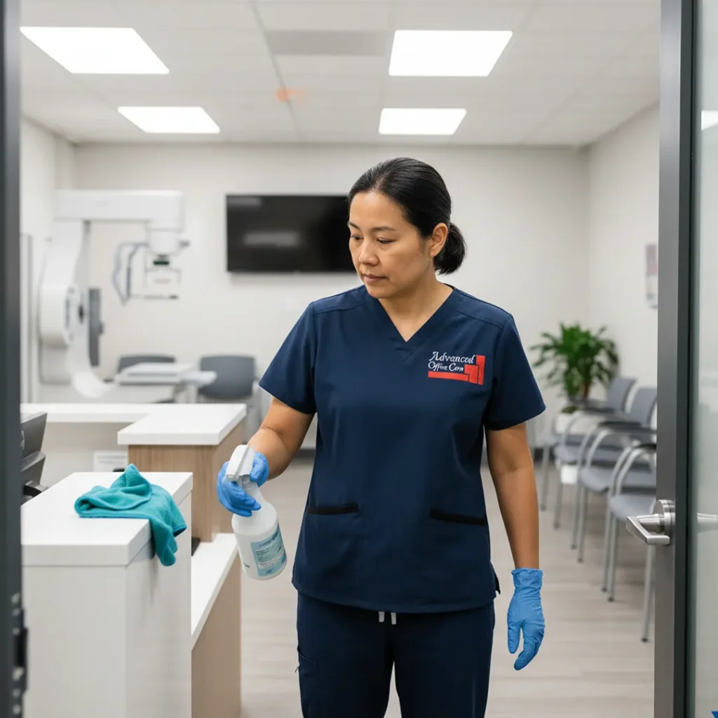 urgent care high touch disinfection