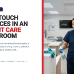 high touch surfaces urgent care exam room featured